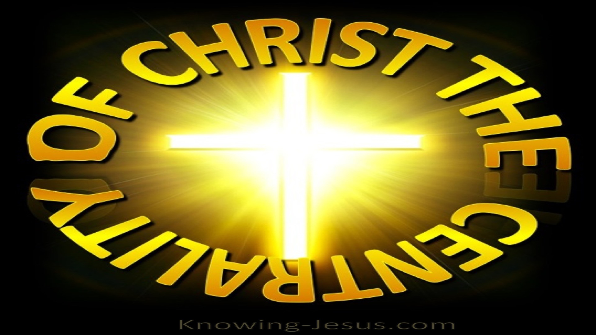 Centrality of Christ (devotional) (yellow)